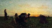 Jules Breton, The Weeders, oil on canvas painting by Metropolitan Museum of Art